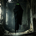 Ghost Decoration Glowing Eyes Indoor Outdoor
