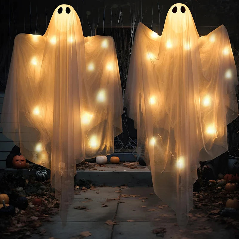 Ghost Decoration LED Light-Up Lightweight Fabric 47 Inch