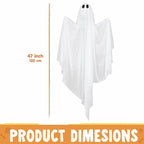 Ghost Decoration LED Light-Up Lightweight Fabric 47 Inch