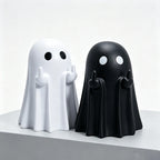 Ghost Figurine Minimalist Compact Plastic