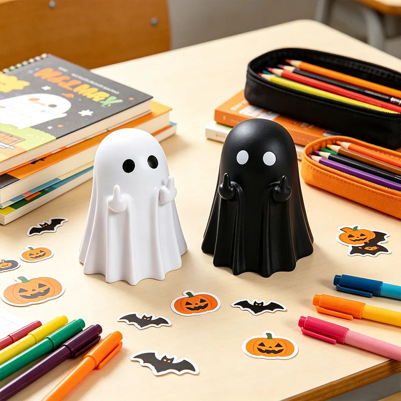 Ghost Figurine Minimalist Compact Plastic