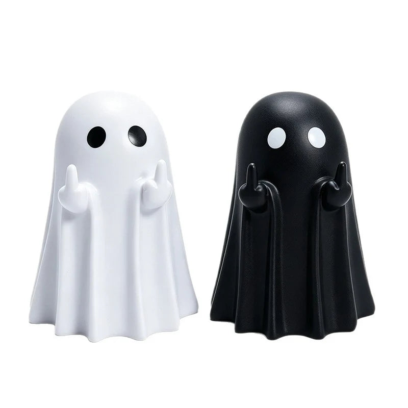 Ghost Figurine Minimalist Compact Plastic