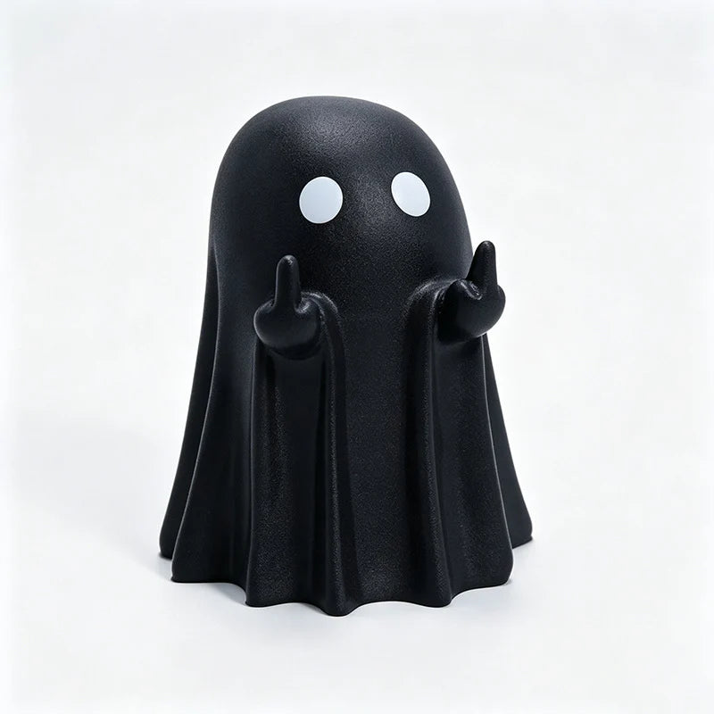 Ghost Figurine Minimalist Compact Plastic