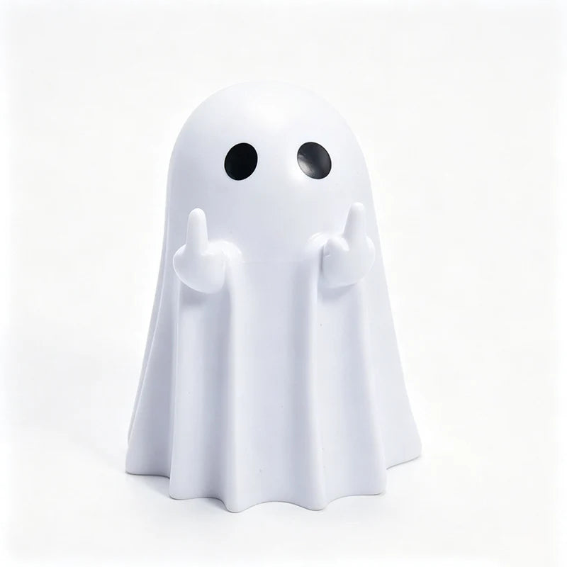 Ghost Figurine Minimalist Compact Plastic