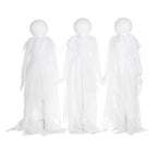 Ghost Garden Stakes Lighted Flickering Set of 3