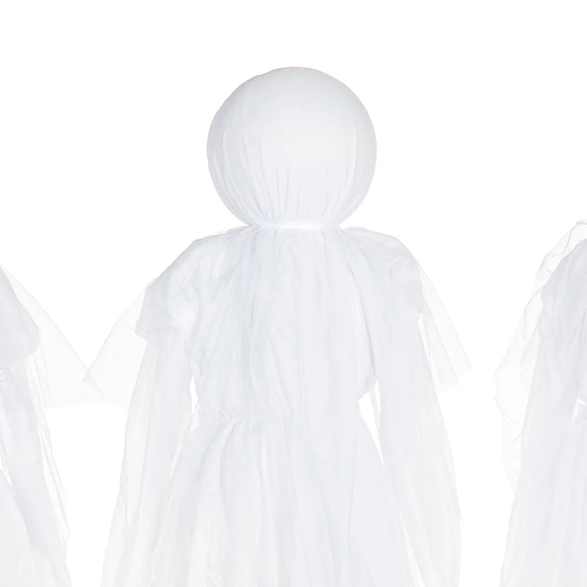 Ghost Garden Stakes Lighted Flickering Set of 3