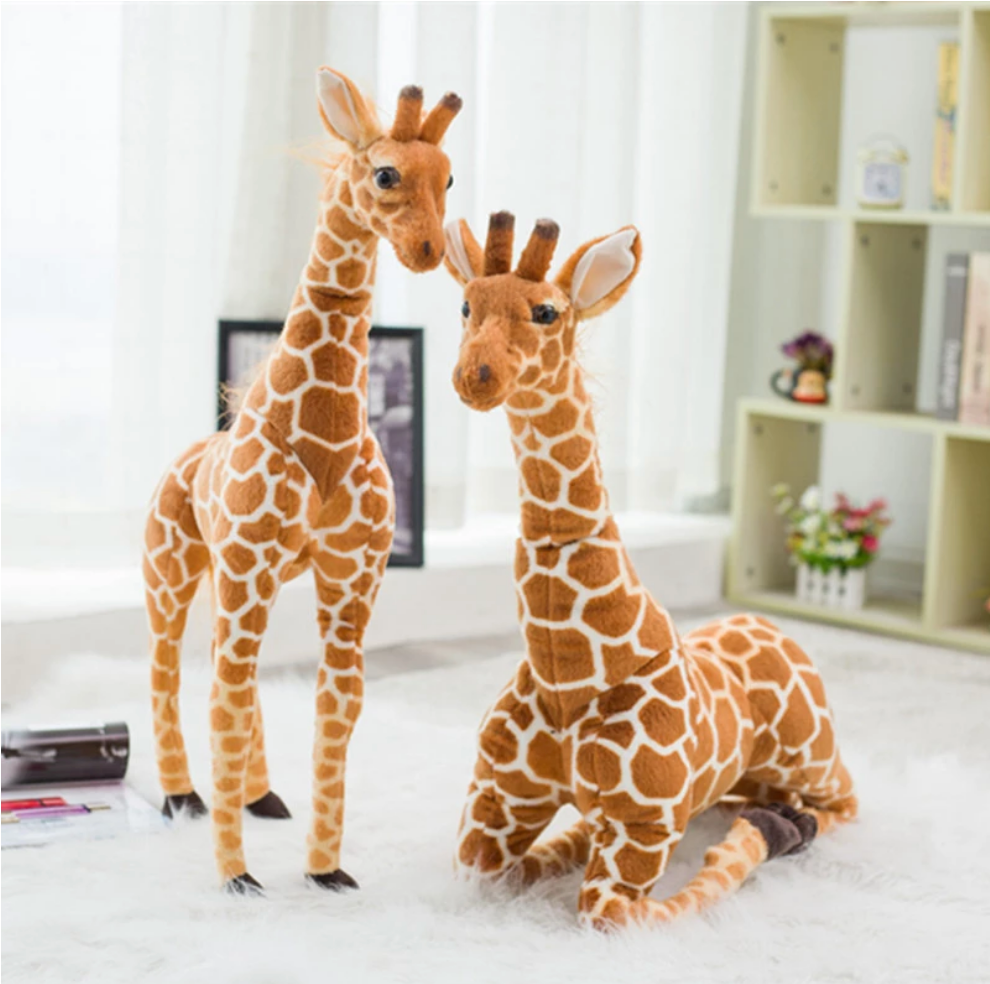 Giant Plush Giraffe Lifelike Ultra-Soft