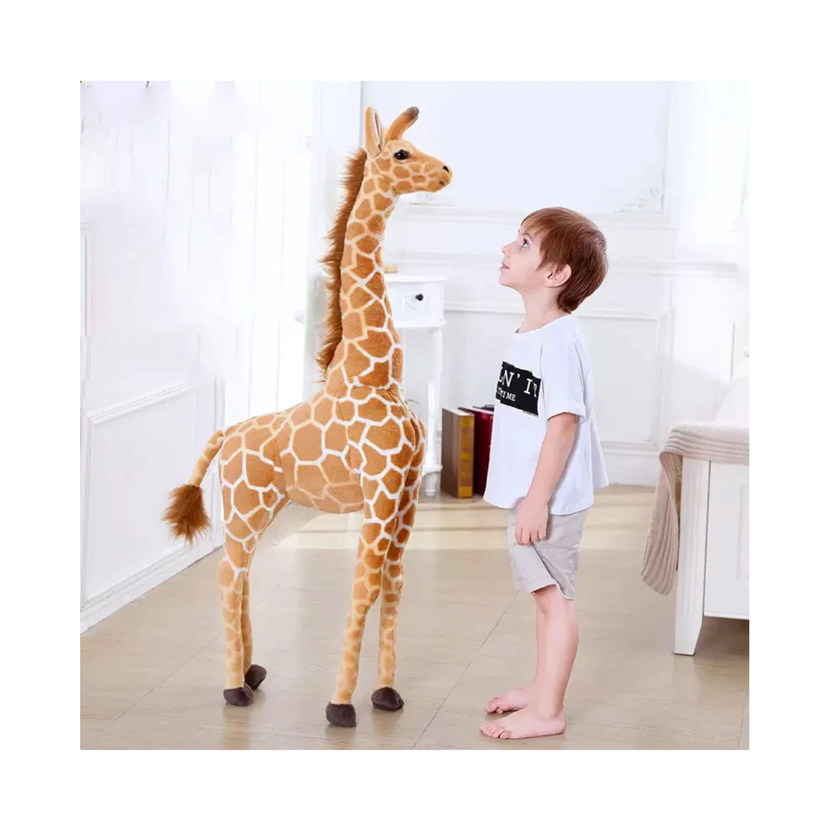 Giant Plush Giraffe Lifelike Ultra-Soft