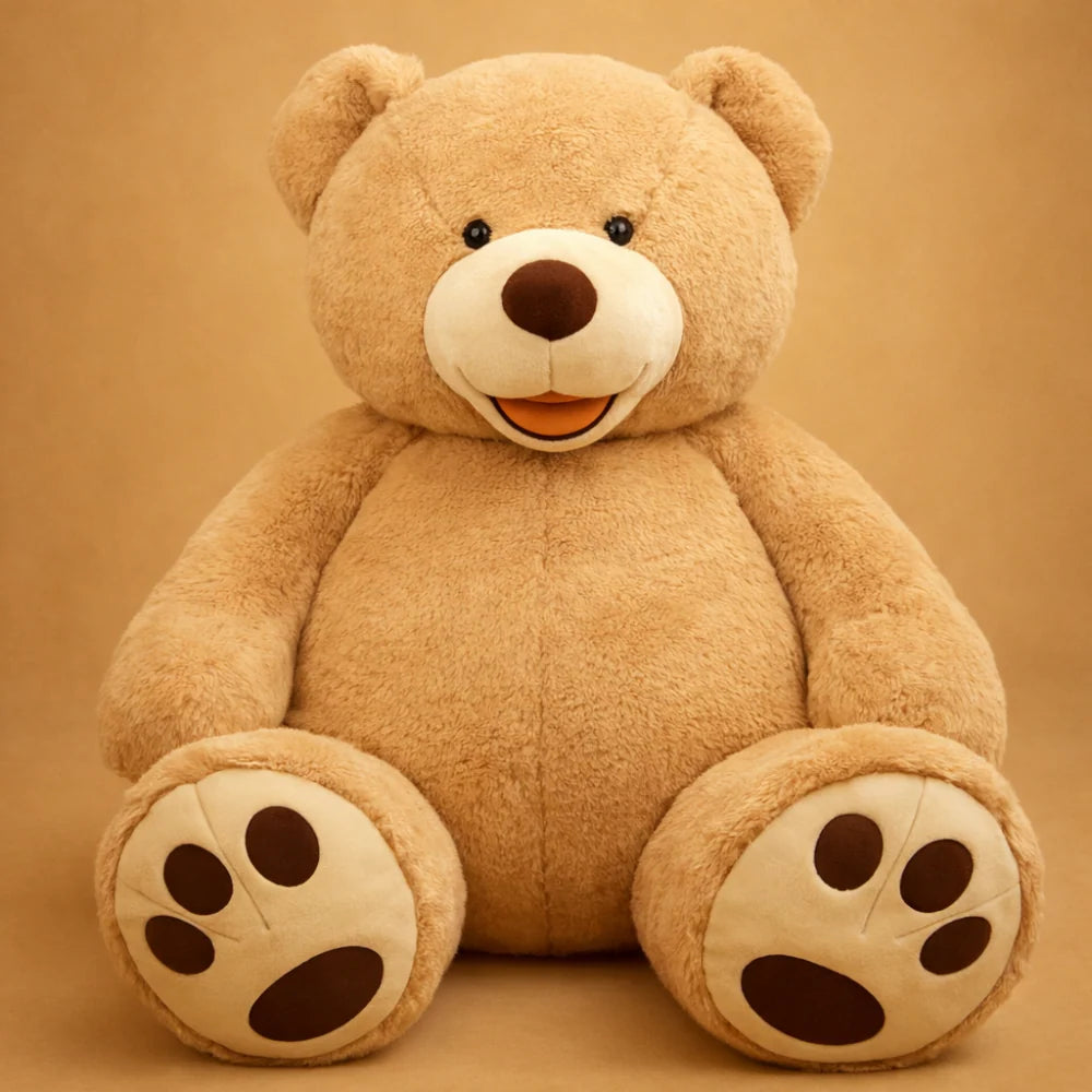 Giant Teddy Bear Extra-Soft Polyester Adjustable Fill