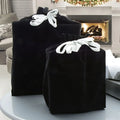Gift Bag Velvet Reusable Drawstring Satin Bow