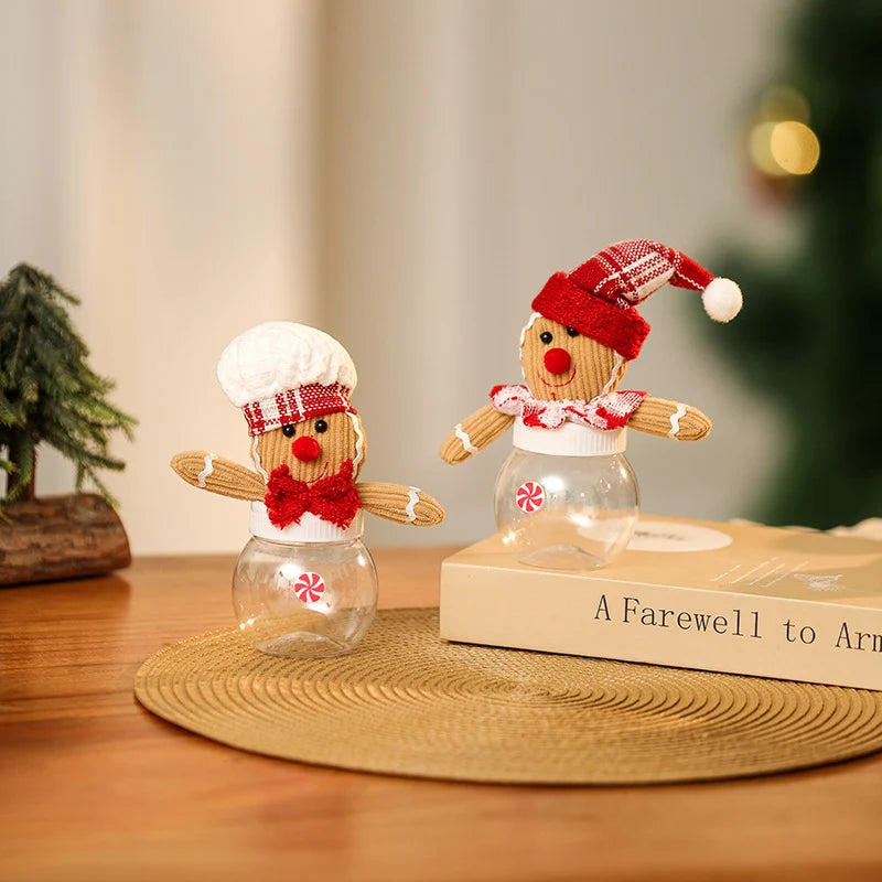 Gingerbread Figurine Smiling Face Compact Eco-Friendly
