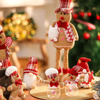 Gingerbread Figurine Smiling Face Compact Eco-Friendly