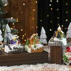 Gingerbread House LED Illuminated Candy-Accented Tabletop Centerpiece