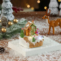 Gingerbread House LED Illuminated Candy-Accented Tabletop Centerpiece