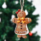 Gingerbread Man Ornament Handcrafted & Durable Easy-To-Hang
