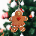 Gingerbread Man Ornament Handcrafted & Durable Easy-To-Hang