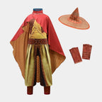 Girls Costume Warrior Princess Jumpsuit Cape & Hat