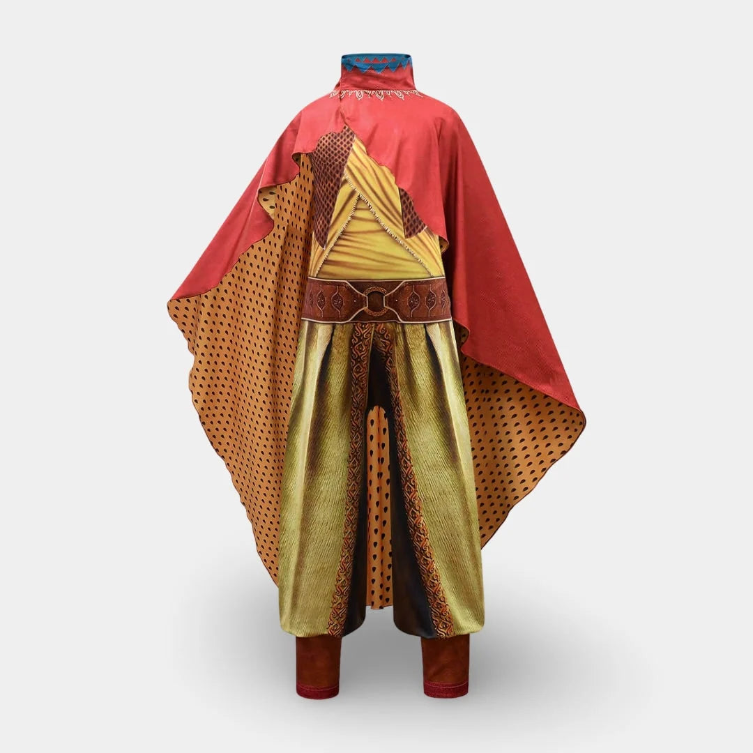 Girls Costume Warrior Princess Jumpsuit Cape & Hat
