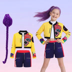 Girls' Dance Costume Color Block Set of 5