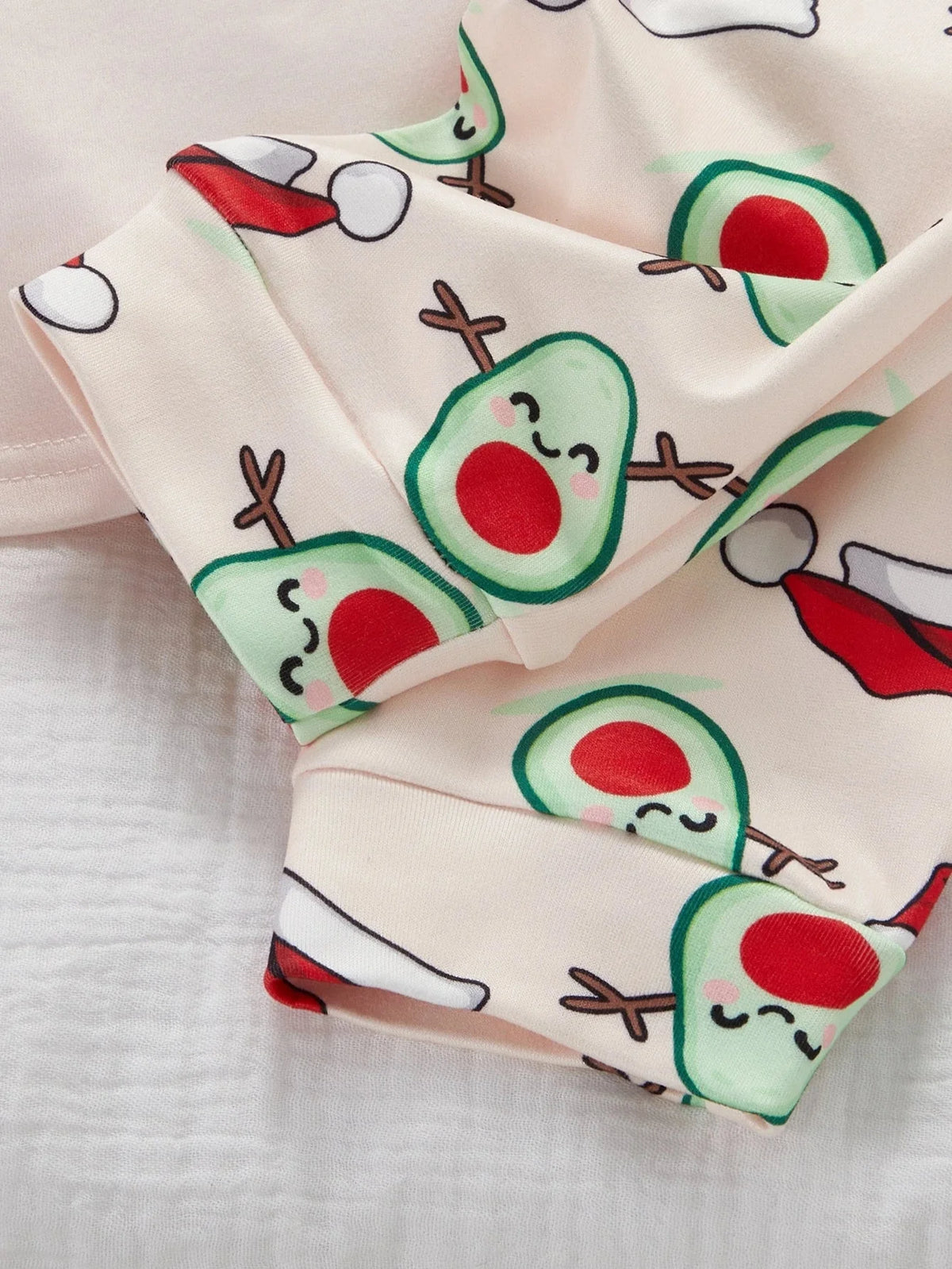 Girls Pajama Set Multidirectional Stretch Elastic Waistband
