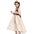 Girls' Princess Dress Long Sleeve Flared Back Bow