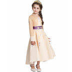 Girls' Princess Dress Long Sleeve Flared Back Bow