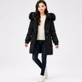 Girls Winter Coat Insulated Hooded Faux Fur Trim