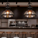 Glare-Free Dimmable Glass Dome Pendant Light