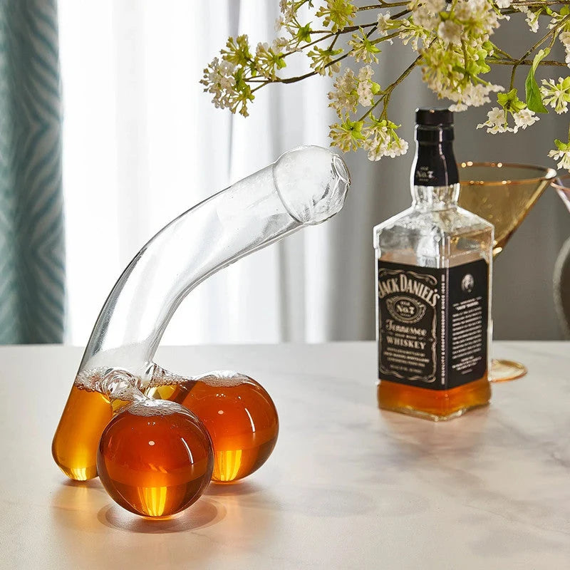 Glass Carafe Lead-Free 600ml Playful Design