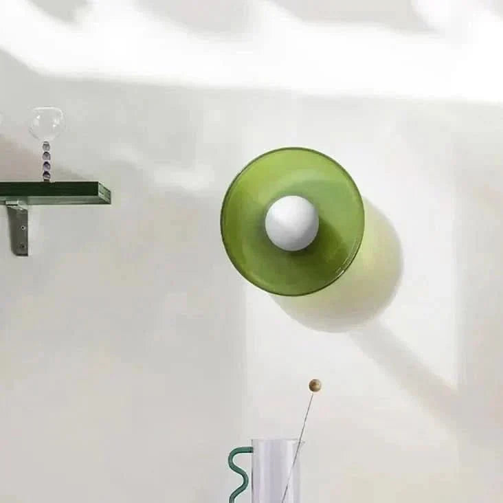 Glass Ceiling Lamp Scandinavian Minimalist Soft Even Light