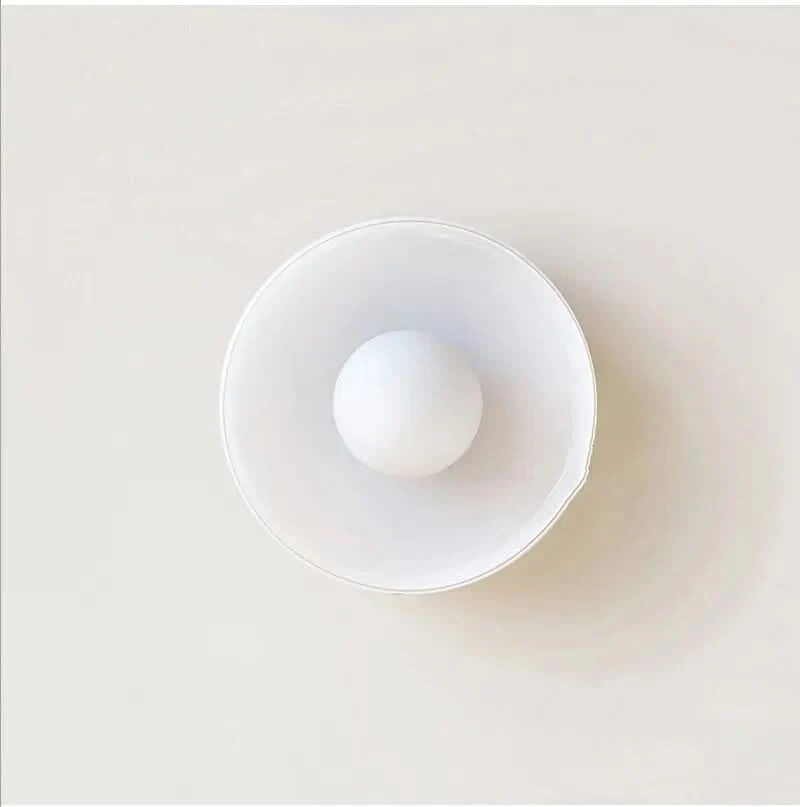 Glass Ceiling Lamp Scandinavian Minimalist Soft Even Light