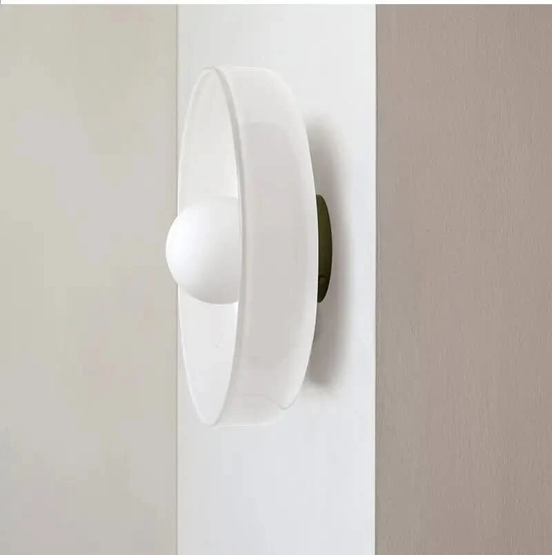 Glass Ceiling Lamp Scandinavian Minimalist Soft Even Light