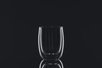Glass Coffee Cups Transparent Heat-Resistant Set of 2