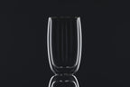 Glass Coffee Cups Transparent Heat-Resistant Set of 2