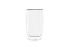 Glass Coffee Cups Transparent Heat-Resistant Set of 2