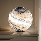 Glass Color-Changing Moon Lamp (USB Rechargeable, Remote)