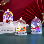 Glass Dome Decoration Handcrafted Snow Village Energy-Efficient LED