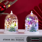 Glass Dome Decoration Handcrafted Snow Village Energy-Efficient LED