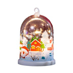 Glass Dome Decoration Handcrafted Snow Village Energy-Efficient LED