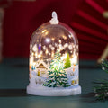 Glass Dome Decoration Warm LED Lights
