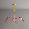 Glass Flower Chandelier Frosted Glass Soft Diffused Light