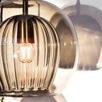 Glass Globe 3-Color Dimmable Pendant Light (Adjustable Cord)