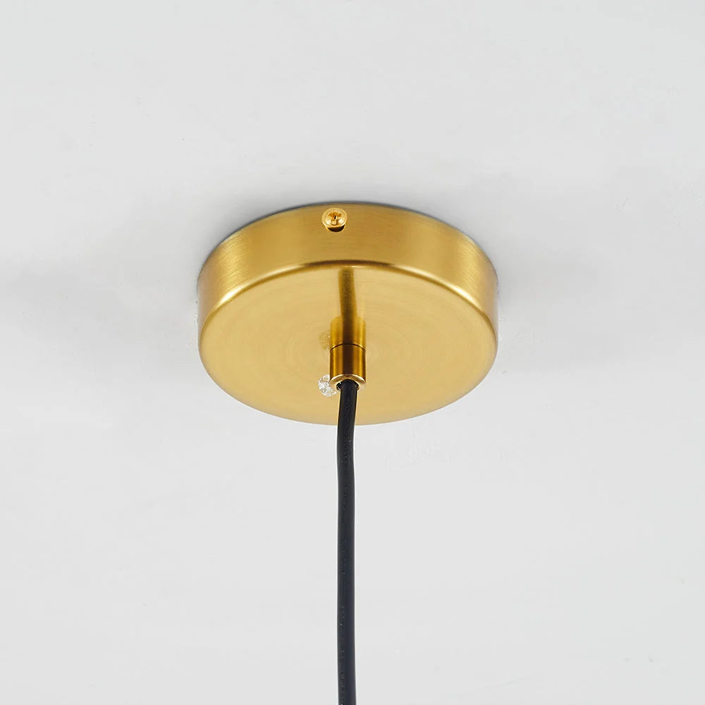 Glass Globe Pendant Lamp Dimmable Adjustable Cable