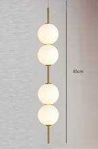Glass Pendant Lamp Clear Glass 1-4 Light Points