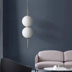 Glass Pendant Lamp Clear Glass 1-4 Light Points