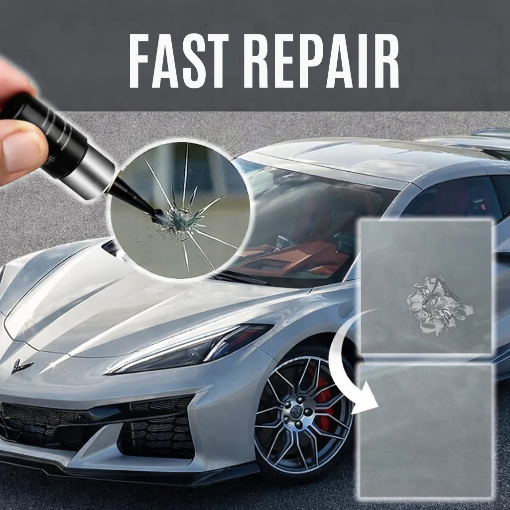 Glass Repair Kit Transparent Penetrating Formula Car & Smartphone