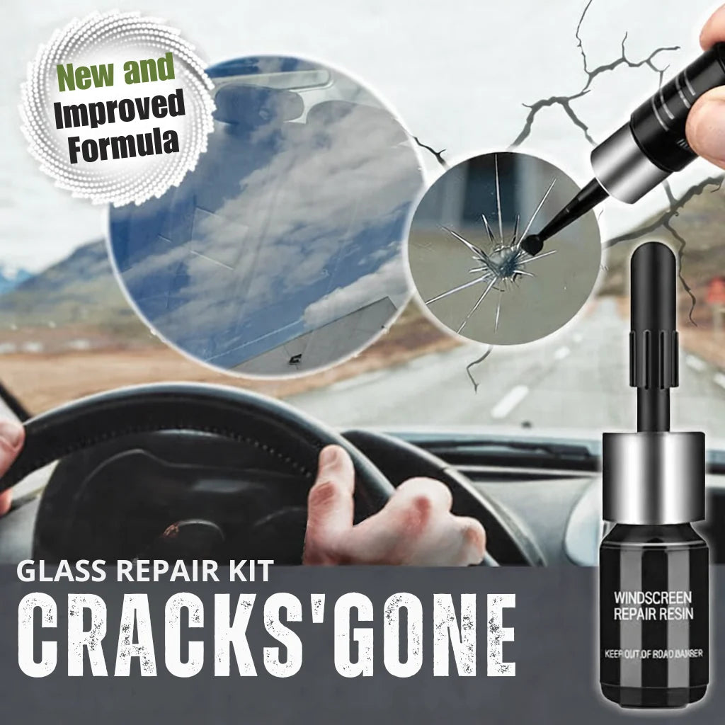 Glass Repair Kit Transparent Penetrating Formula Car & Smartphone