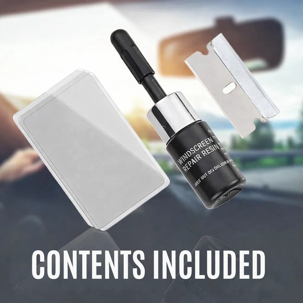 Glass Repair Kit Transparent Penetrating Formula Car & Smartphone