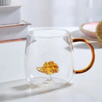 Glass Tea Mug Borosilicate Heat-Resistant 3D Animal