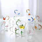 Glass Tea Mug Borosilicate Heat-Resistant 3D Animal